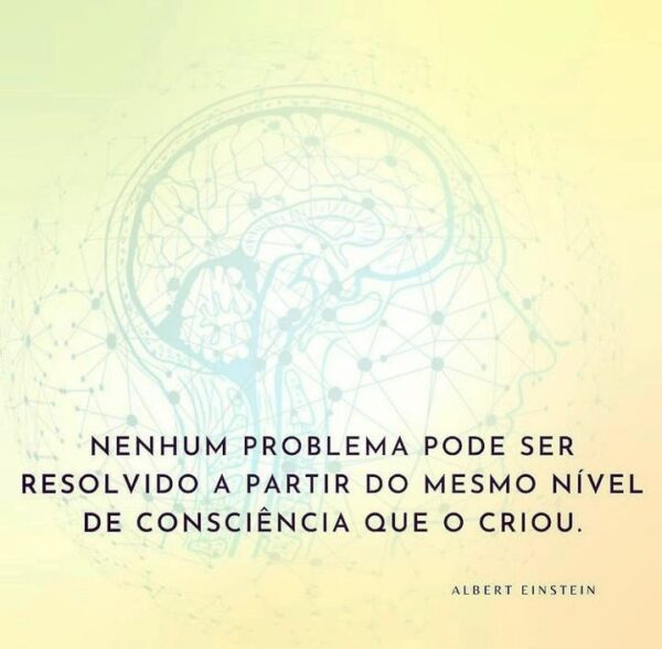 Nenhum problema pode ser resolvido pelo Albert Einstein - Pensador