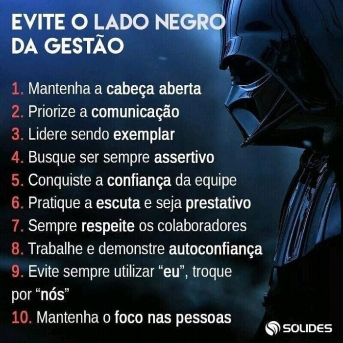 Evite o lado negro da gestão