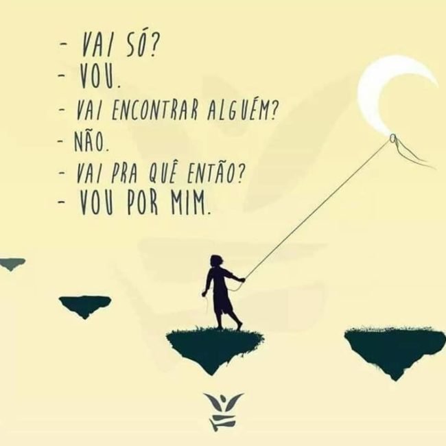 Vá fundo e sempre! Vá por você mesmo. Vá fundo e sempre! Vá por você mesmo.
