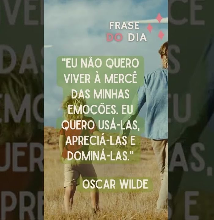 Eu não quero viver à mercê das minhas emoções. Eu quero usá-las, apreciá-las e dominá-las.